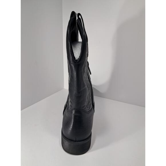 Jousen Cowboy Boots Color Black / Stitching White Grey Size 12 main image 6